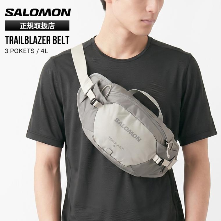 サロモン SALOMON ウエストバッグ ユニセックス TRAILBLAZER BELT トレイルブレーザー ベルト ウエストポーチ ボディバッグ クロスボディ ミニショルダー ミニバッグ 4L 2026年秋冬 新作 LC2856200 | ブランド [正規取扱店]