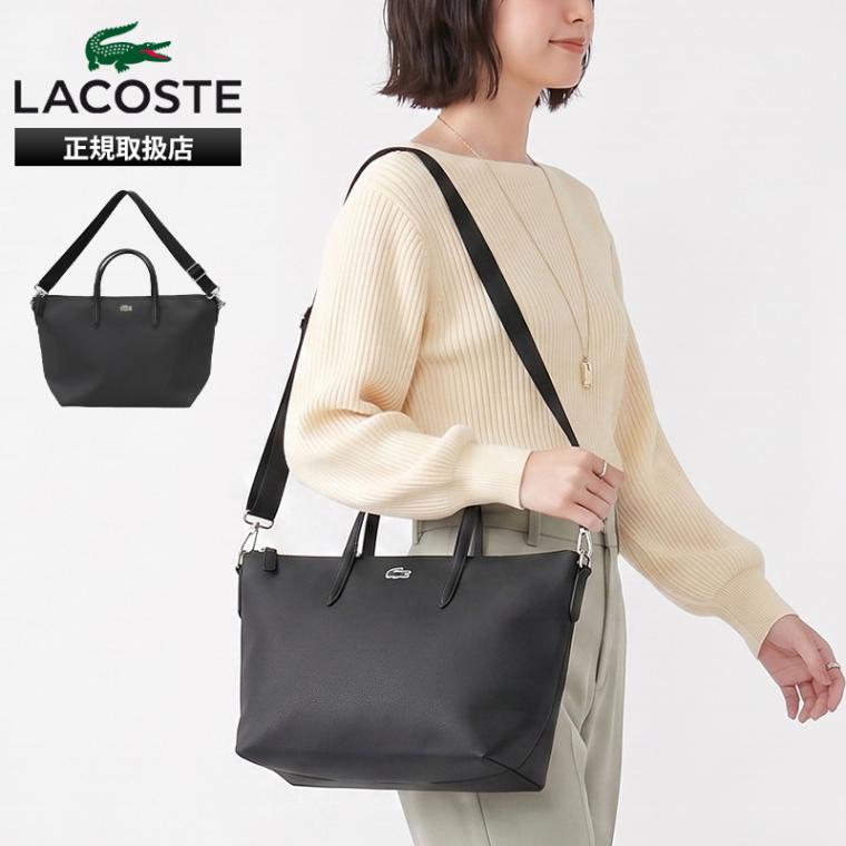 ラコステ LACOSTE ショルダーバッグ L.12.12 コンセプト スモール トート 2WAY トートバッグ メンズ レディース 斜め掛け 軽量 ロゴ 2026年秋冬 新作 NF5324PM | ブランド [正規取扱店]