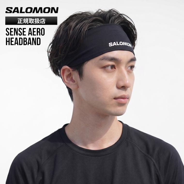 サロモン SALOMON ヘッドバンド SENSE AERO HEADBAND センスエアロ ヘアバンド メンズ レディース スポーツ トレーニング ランニング 小物 2026年秋冬 新作 ディープブラック LC2223100 | ブランド [正規取扱店]