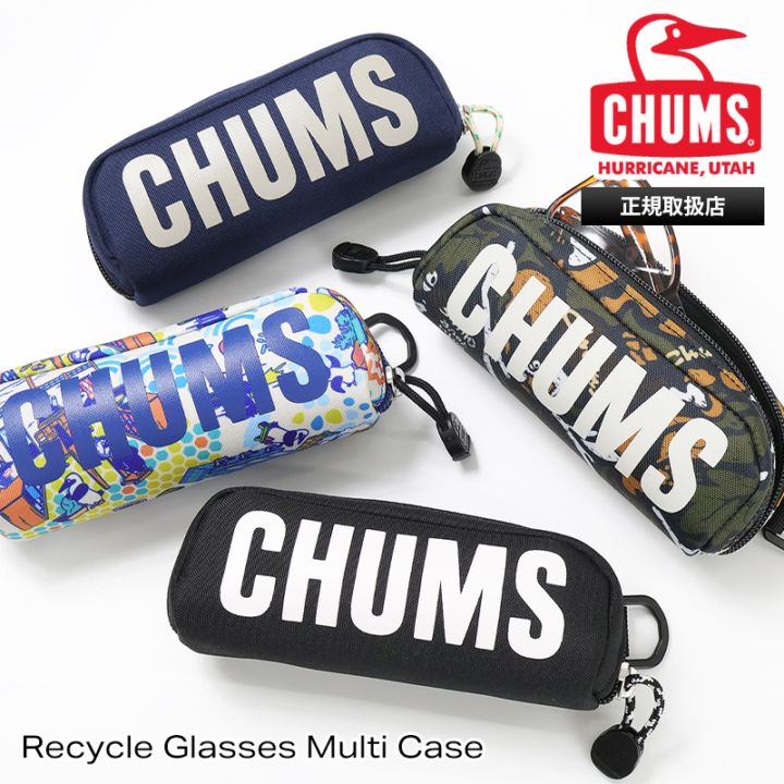 チャムス CHUMS ポーチ リサイクル グラシーズ マルチケース Recycle Glasses Multi Case メガネケース サングラス入れ ペンケース 小物入れ CH60-3491 | ブランド [正規取扱店]