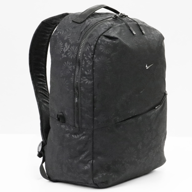 ナイキ NIKE バックパック オーラ AURA フローラル レディース デイパック リュック 24L 通勤 通学 スポーツ アウトドア 軽量 ロゴ 2026年秋 新作 ブラック IQ1267-010 | ブランド [正規取扱店]