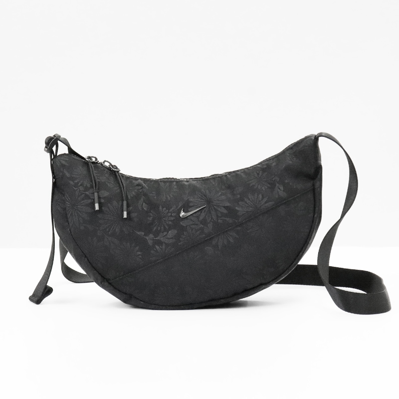 ナイキ NIKE ショルダーバッグ オーラ AURA フローラル クレセント クロスボディバッグ レディース 斜め掛け ミニバッグ ミニショルダー 花柄プリント 軽量 ロゴ 4L 2026年秋 新作 IQ1268-010 | ブランド [正規取扱店]