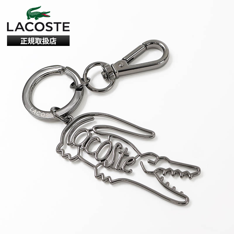 ラコステ LACOSTE キーホルダー ネームワニロゴ キーリング キーチャーム メタルチャーム メンズ レディース アウトライン ロゴ 雑貨 小物 2026年秋冬 新作 NH1490KP | ブランド [正規取扱店]