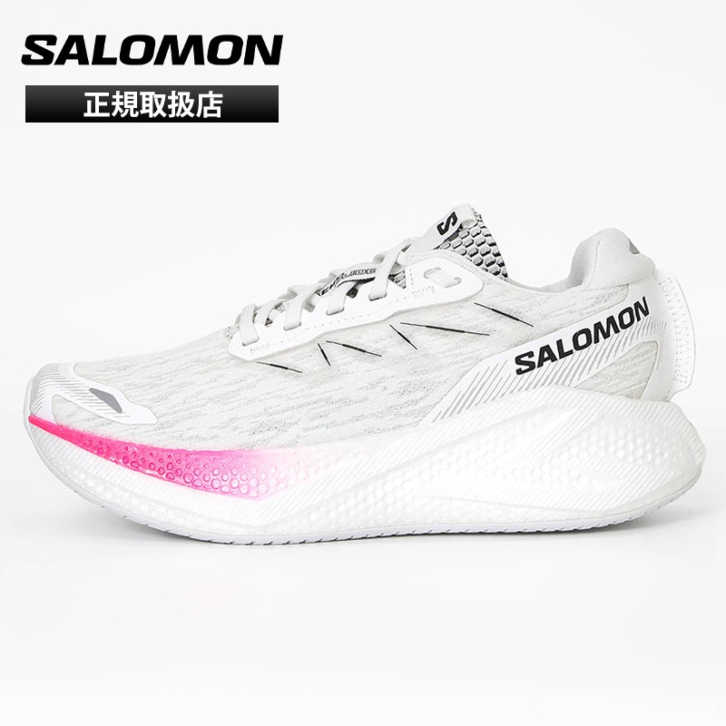 サロモン SALOMON スニーカー レディース エアロ グライド AERO GLIDE 4 W ランニングシューズ ジョギング ホワイト ブラック 靴 シューズ 軽量 L49151300 | ブランド [正規取扱店]
