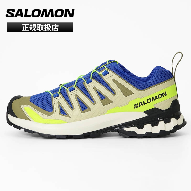サロモン SALOMON スニーカー メンズ XA PRO 3D V9 トレイルランニングシューズ ジョギング トレラン ランニング アウトドア 靴 シューズ 軽量 ブルー L49145500 | ブランド [正規取扱店]