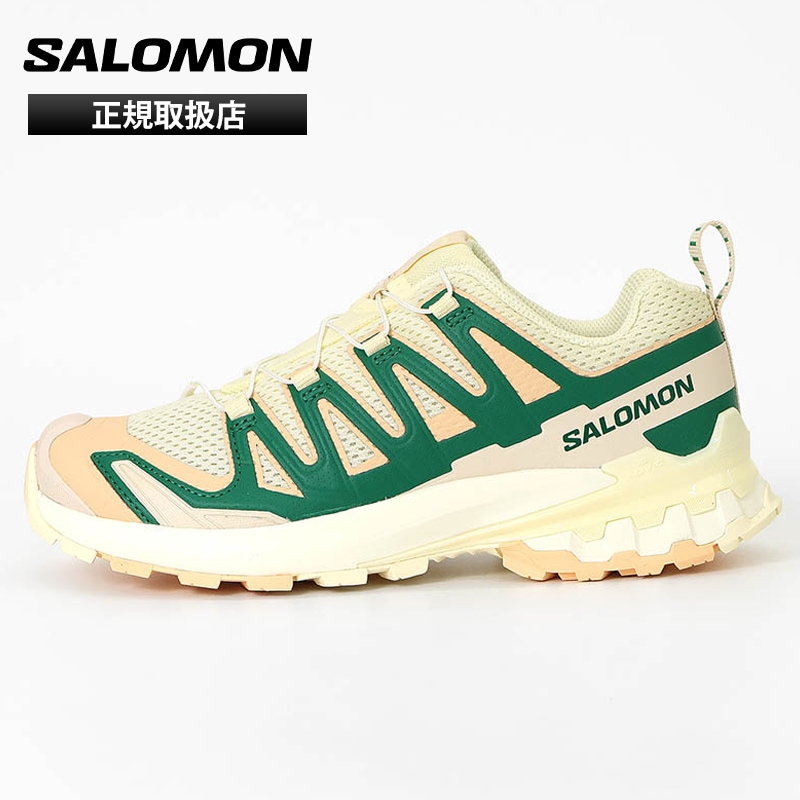 サロモン SALOMON スニーカー レディース XA PRO 3D V9 W トレイルランニングシューズ ジョギング トレラン ランニング アウトドア 靴 シューズ 軽量 イエロー L49230000 | ブランド [正規取扱店]