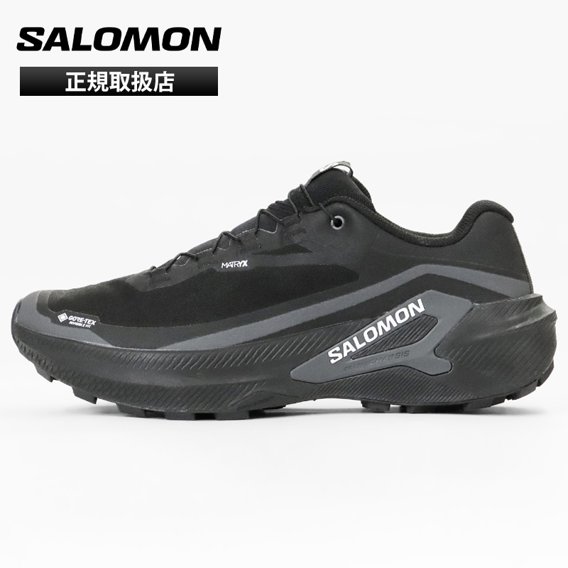 サロモン SALOMON スニーカー メンズ ジェネシス ゴアテックス GENESIS 2 GTX トレイルランニングシューズ ジョギング トレラン ランニング アウトドア 靴 GORE-TEX 防水 2026年秋冬 新作 ブラック L49300300 | ブランド [正規取扱店]