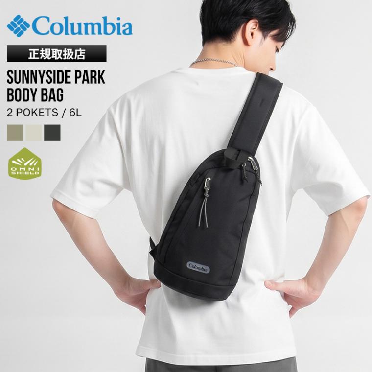 コロンビア Columbia ボディバッグ Sunnyside Park Body Bag サニーサイド パーク 6L ワンショルダー スリングバッグ 縦型 メンズ レディース 斜め掛け オムニシールド 撥水 軽量 ロゴ PU7271 | ブランド [正規取扱店]