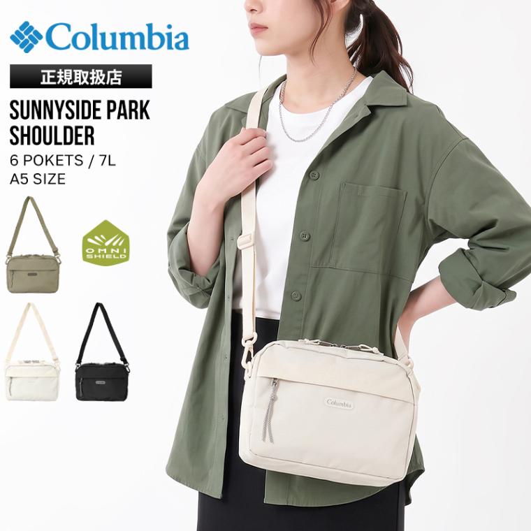 コロンビア Columbia ショルダーバッグ Sunnyside Park Shoulder サニーサイド パーク 7L 2気室 メンズ レディース 斜め掛け オムニシールド 撥水 軽量 ロゴ 2026年秋冬 新作 PU7272 | ブランド [正規取扱店]