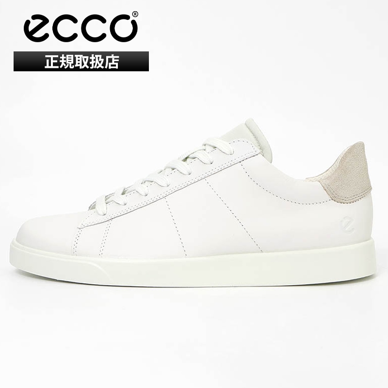 エコー ECCO スニーカー メンズ ストリート ライト Street Lite M ウォーキングシューズ レザー 靴 シューズ 軽量 2026年秋冬 新作 ホワイト 52130458336 | ブランド [正規取扱店]