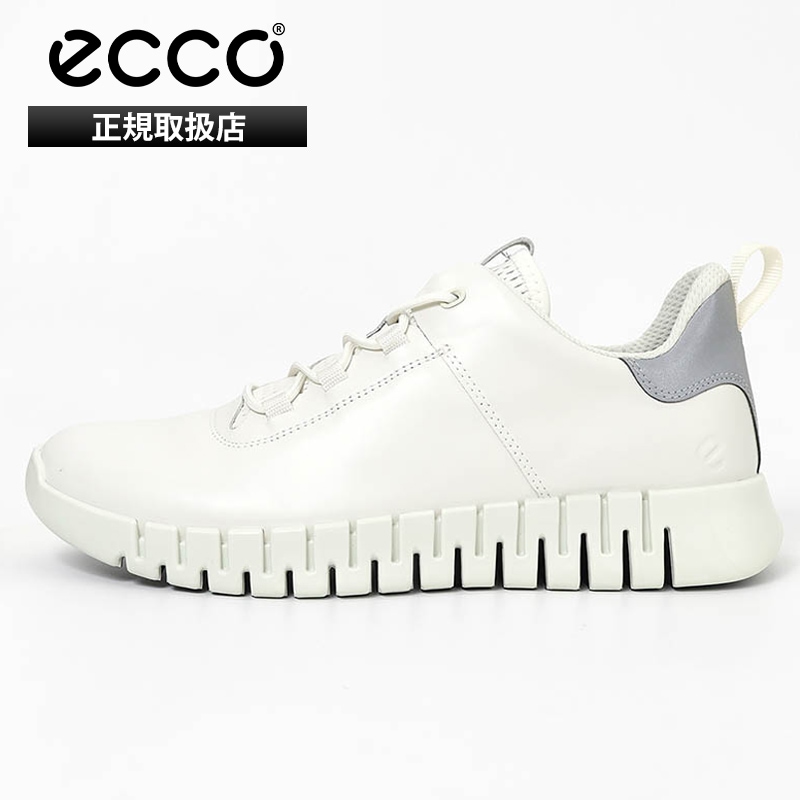 エコー ECCO スニーカー メンズ グルーヴ Gruuv M ウォーキングシューズ レザー 靴 シューズ 軽量 2026年秋冬 新作 ホワイト 52520450874 | ブランド [正規取扱店]