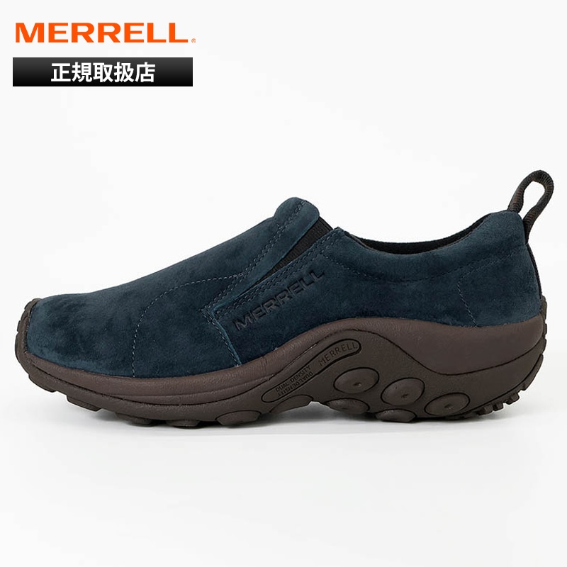 メレル MERRELL スニーカー メンズ ジャングル モック JUNGLE MOC モックシューズ スエード 撥水 靴 スリッポン 厚底 ネイビー J00005200 | ブランド [正規取扱店]