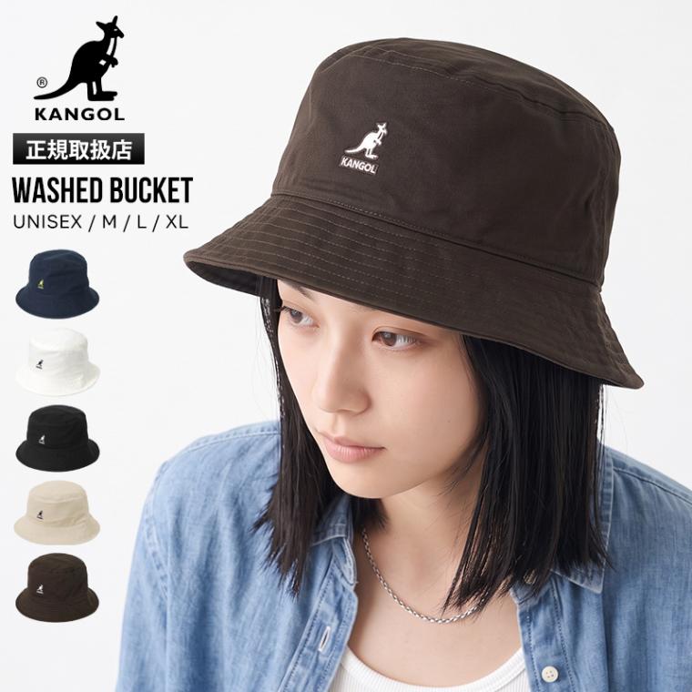 カンゴール KANGOL バケットハット WASHED BUCKET ウォッシュド ハット 帽子 バケハ メンズ レディース 小物 刺繍ロゴ 2026年秋冬 新作 M/L/XL 230069602 | ブランド [正規取扱店]