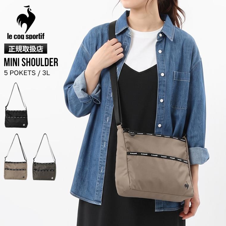 ルコックスポルティフ le coq sportif ショルダーバッグ ミニバッグ ミニショルダー 3L メンズ レディース 斜め掛け スポーツ アウトドア 軽量 ロゴ 2026年秋冬 新作 LT6SBZ60U | ブランド [正規取扱店]