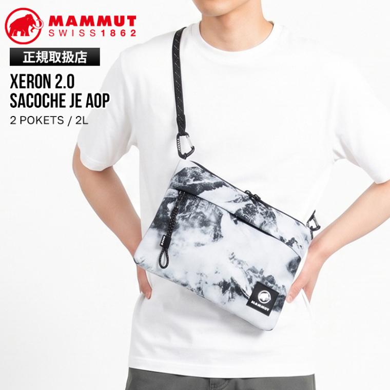 マムート MAMMUT ショルダーバッグ Xeron 2.0 Sacoche JE AOP エクセロン サコッシュ ジャパンエクスクルーシブ オールオーバープリント 2L ミニバッグ 日本限定 メンズ レディース アウトドア 斜め掛け 軽量 ロゴ 2026年秋冬 新作 105365 | ブランド [正規取扱店]