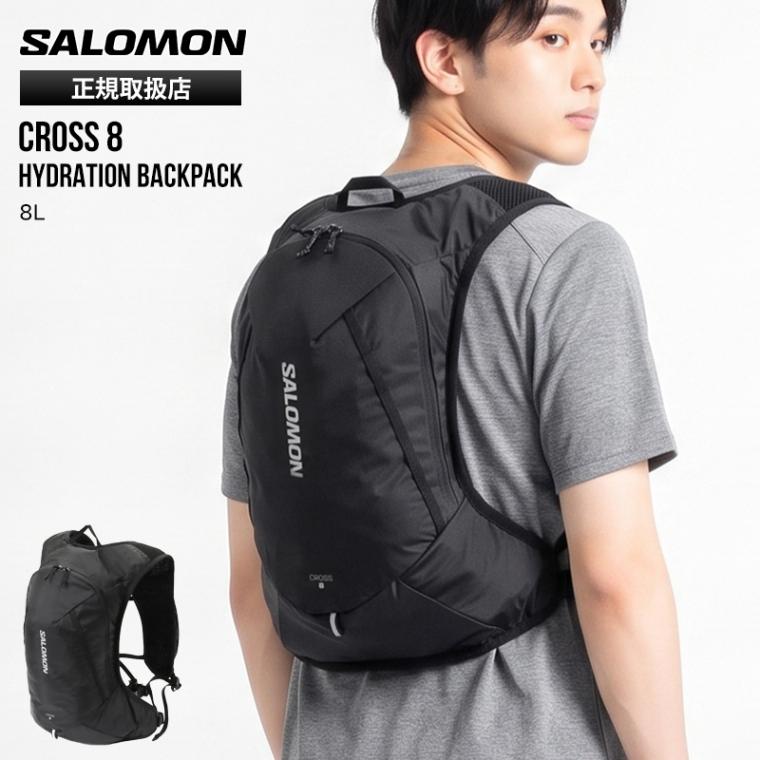 サロモン SALOMON バックパック クロス CROSS 8 メンズ レディース ハイドレーションバッグ 軽量 リュック ザック トレイルランニング ロゴ 8L 2026年秋冬 新作 LC2185300 | ブランド [正規取扱店]
