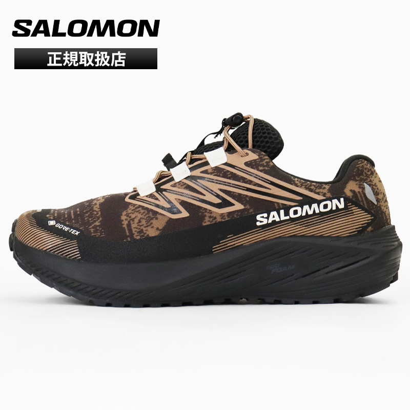 サロモン SALOMON スニーカー メンズ エアロ フロー グラベル ゴアテックス AERO FLOW GRVL GTX ランニングシューズ ジョギング 靴 2026年秋冬 新作 GORE-TEX 防水 ブラック L45391900 | ブランド [正規取扱店]