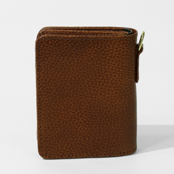 ブラック☆MiddleLeatherWalletミドルウォレット✮フラップ全縫い MIDDLE WALLET 01 | Casoworks