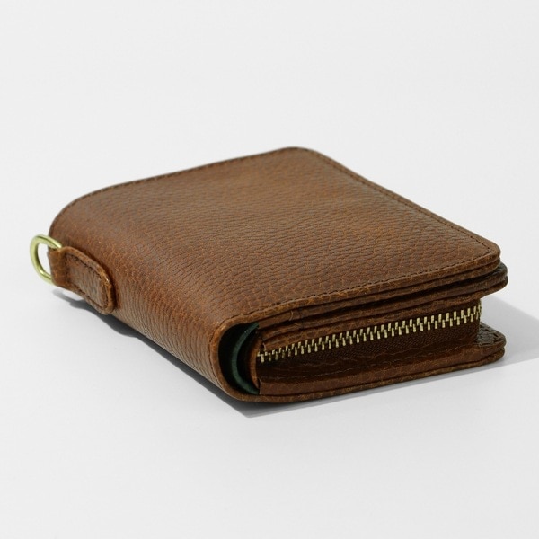ブラック☆MiddleLeatherWalletミドルウォレット✮フラップ全縫い MIDDLE WALLET 01 | Casoworks