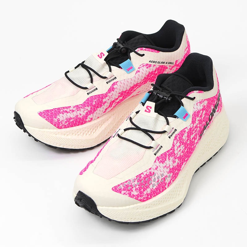 サロモン SALOMON スニーカー レディース エアロ グライド グラベル AERO GLIDE 4 GRVL W ランニングシューズ ジョギング 靴 シューズ 軽量 ピンク L49175400 | ブランド [正規取扱店]
