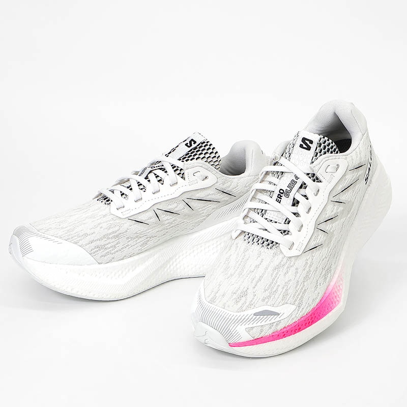 サロモン SALOMON スニーカー レディース エアロ グライド AERO GLIDE 4 W ランニングシューズ ジョギング ホワイト ブラック 靴 シューズ 軽量 L49151300 | ブランド [正規取扱店]