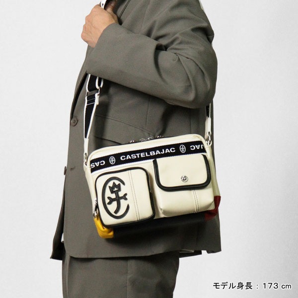 カステルバジャック CASTELBAJAC ショルダーバッグ ドミネ Domine メンズ ロゴ ミニバッグ 各色 24111 | ブランド [正規取扱店]
