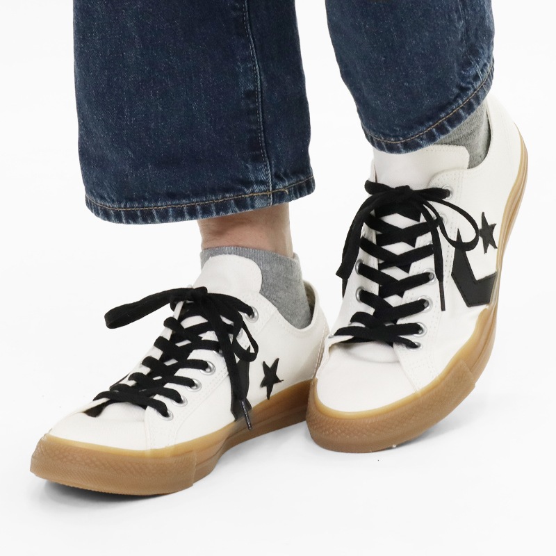 コンバース CONVERSE スニーカー メンズ CRT CL OX ホワイト 靴 2026SS ガムソール CLASSIC VULCANIZE 33702521 | ブランド [正規取扱店]