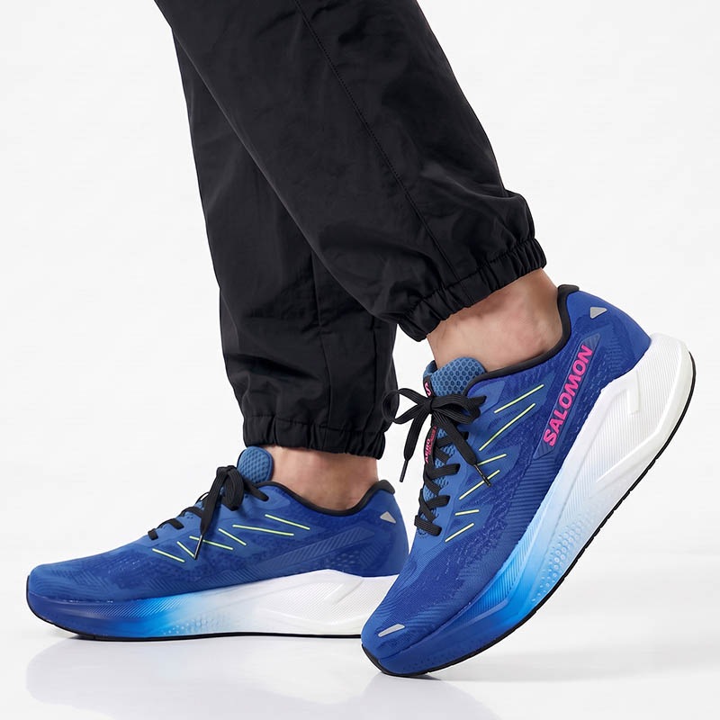 サロモン SALOMON スニーカー メンズ エアロ ブレイズ 3 AERO BLAZE 3 ランニングシューズ ジョギング ブルー 靴 シューズ 軽量 L49105600 | ブランド [正規取扱店]