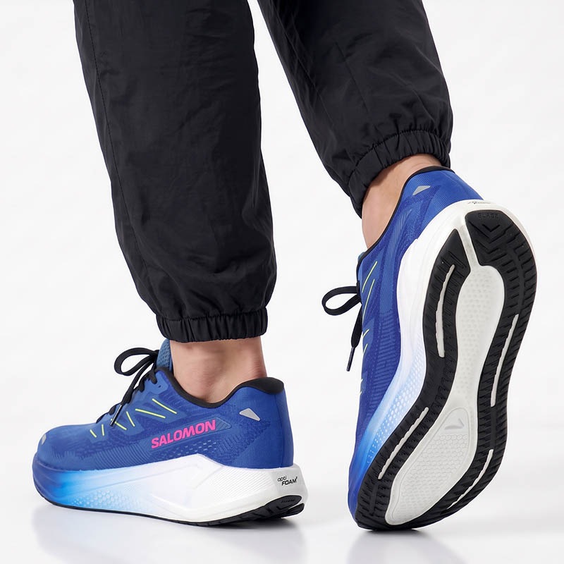 サロモン SALOMON スニーカー メンズ エアロ ブレイズ 3 AERO BLAZE 3 ランニングシューズ ジョギング ブルー 靴 シューズ 軽量 L49105600 | ブランド [正規取扱店]