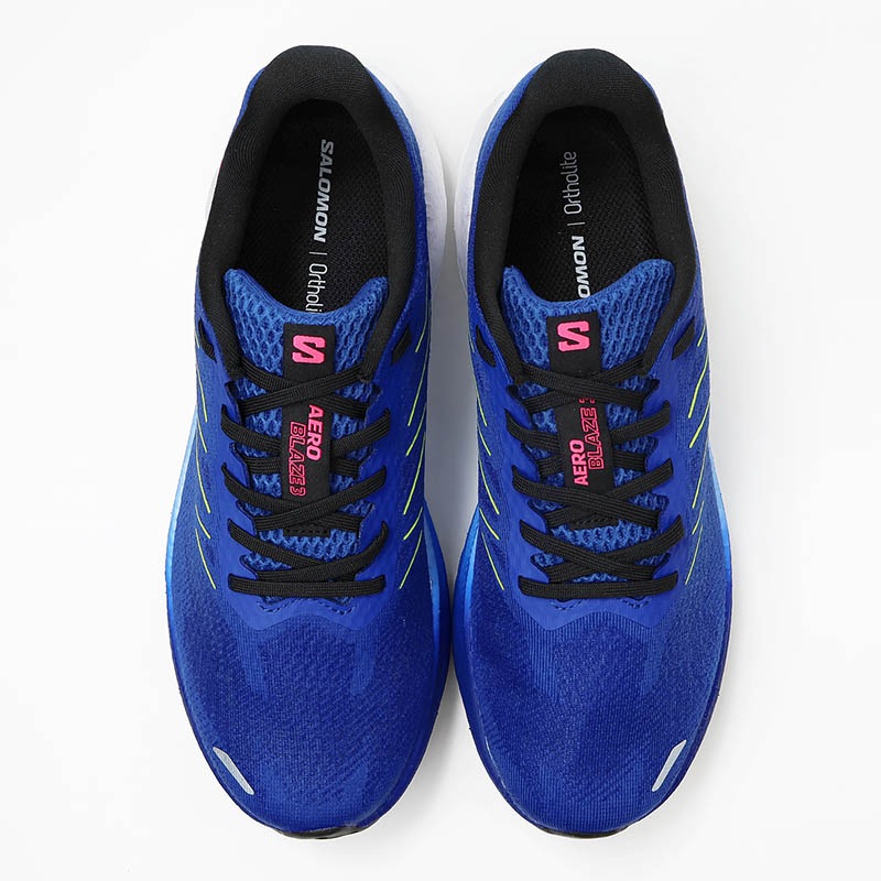サロモン SALOMON スニーカー メンズ エアロ ブレイズ 3 AERO BLAZE 3 ランニングシューズ ジョギング ブルー 靴 シューズ 軽量 L49105600 | ブランド [正規取扱店]