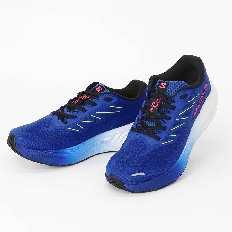 サロモン SALOMON スニーカー メンズ エアロ ブレイズ 3 AERO BLAZE 3 ランニングシューズ ジョギング ブルー 靴 シューズ 軽量 L49105600 | ブランド [正規取扱店]