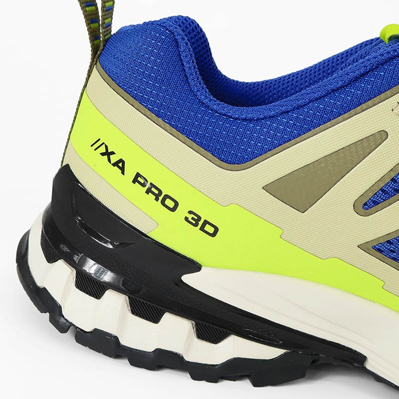 サロモン SALOMON スニーカー メンズ XA PRO 3D V9 トレイルランニングシューズ ジョギング トレラン ランニング アウトドア 靴 シューズ 軽量 ブルー L49145500 | ブランド [正規取扱店]