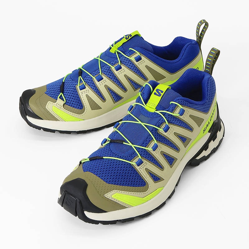 サロモン SALOMON スニーカー メンズ XA PRO 3D V9 トレイルランニングシューズ ジョギング トレラン ランニング アウトドア 靴 シューズ 軽量 ブルー L49145500 | ブランド [正規取扱店]