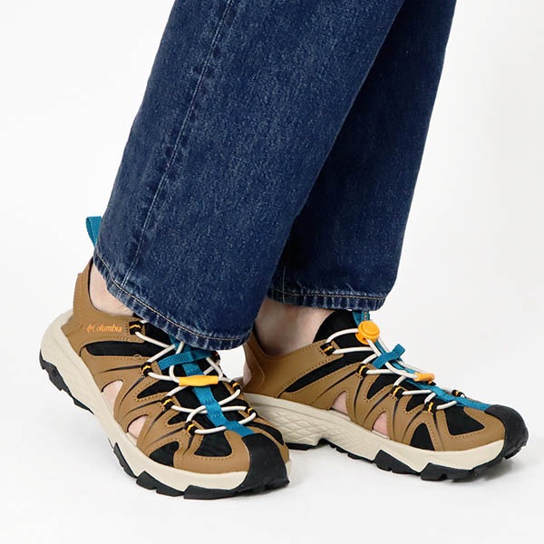コロンビア Columbia サンダル メンズ ピークフリーク ラッシュ シャンダル PEAKFREAK RUSH SHANDAL Delta/Mango スポーツサンダル 靴 BM0341 257 | ブランド [正規取扱店]