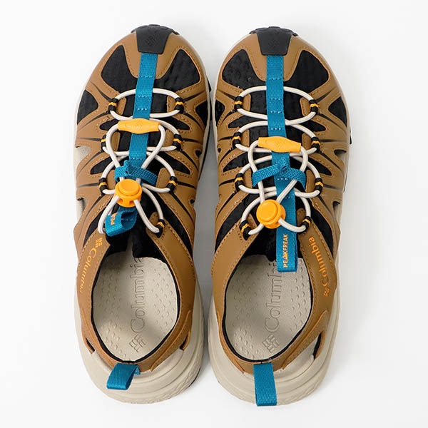 コロンビア Columbia サンダル メンズ ピークフリーク ラッシュ シャンダル PEAKFREAK RUSH SHANDAL Delta/Mango スポーツサンダル 靴 BM0341 257 | ブランド [正規取扱店]