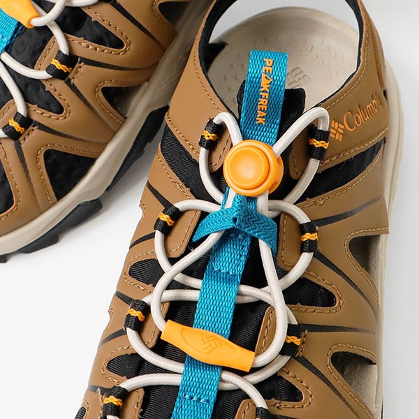 コロンビア Columbia サンダル メンズ ピークフリーク ラッシュ シャンダル PEAKFREAK RUSH SHANDAL Delta/Mango スポーツサンダル 靴 BM0341 257 | ブランド [正規取扱店]