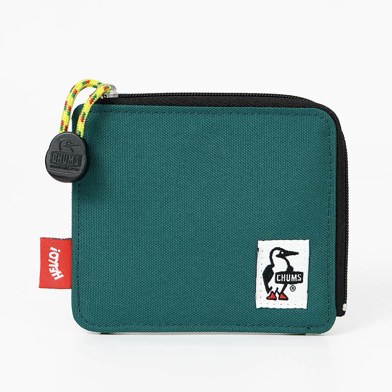 チャムス CHUMS ミニ財布 リサイクル エル シェイプト ジップウォレット Recycle L-Shaped Zip Wallet L字型 財布 コインケース メンズ レディース ロゴ 軽量 各色 CH60-3996 | ブランド [正規取扱店]