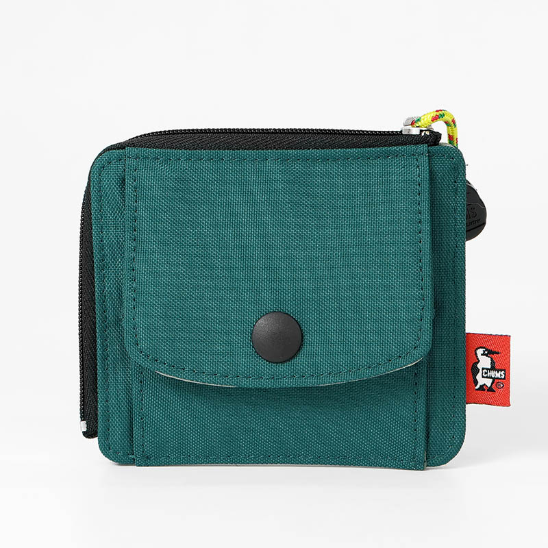 チャムス CHUMS ミニ財布 リサイクル エル シェイプト ジップウォレット Recycle L-Shaped Zip Wallet L字型 財布 コインケース メンズ レディース ロゴ 軽量 各色 CH60-3996 | ブランド [正規取扱店]