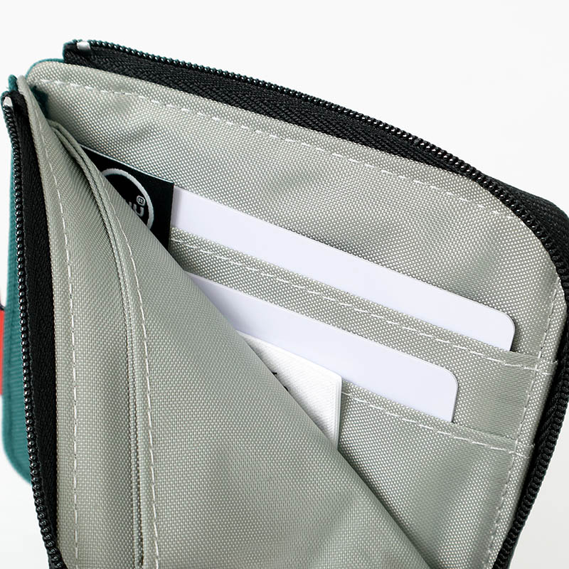 チャムス CHUMS ミニ財布 リサイクル エル シェイプト ジップウォレット Recycle L-Shaped Zip Wallet L字型 財布 コインケース メンズ レディース ロゴ 軽量 各色 CH60-3996 | ブランド [正規取扱店]