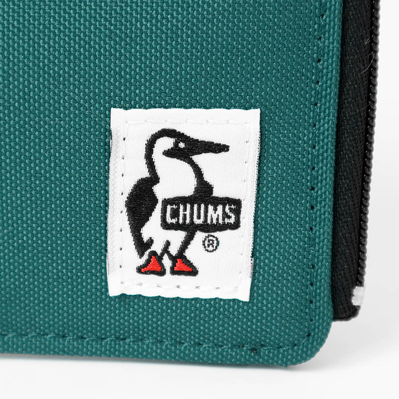 チャムス CHUMS ミニ財布 リサイクル エル シェイプト ジップウォレット Recycle L-Shaped Zip Wallet L字型 財布 コインケース メンズ レディース ロゴ 軽量 各色 CH60-3996 | ブランド [正規取扱店]