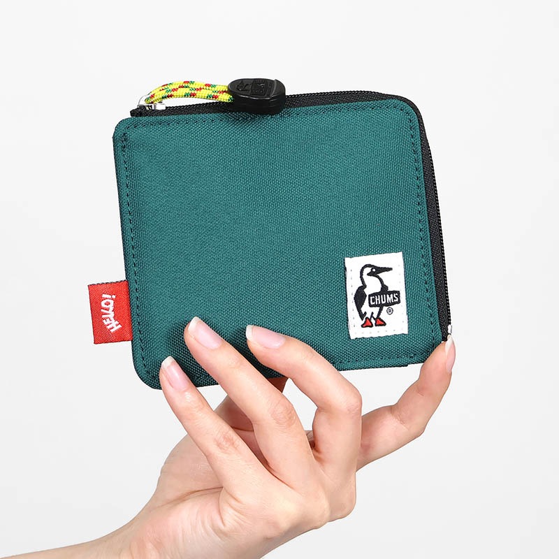 チャムス CHUMS ミニ財布 リサイクル エル シェイプト ジップウォレット Recycle L-Shaped Zip Wallet L字型 財布 コインケース メンズ レディース ロゴ 軽量 各色 CH60-3996 | ブランド [正規取扱店]