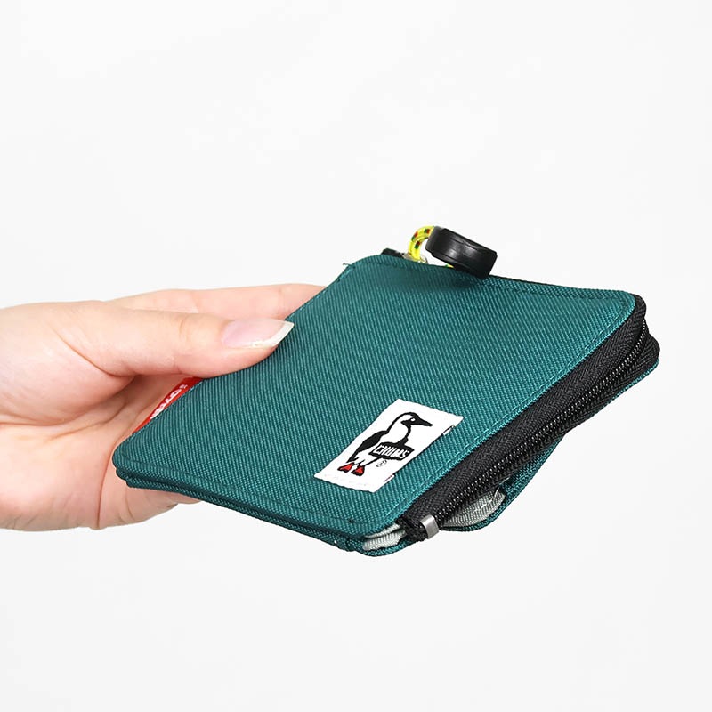 チャムス CHUMS ミニ財布 リサイクル エル シェイプト ジップウォレット Recycle L-Shaped Zip Wallet L字型 財布 コインケース メンズ レディース ロゴ 軽量 各色 CH60-3996 | ブランド [正規取扱店]