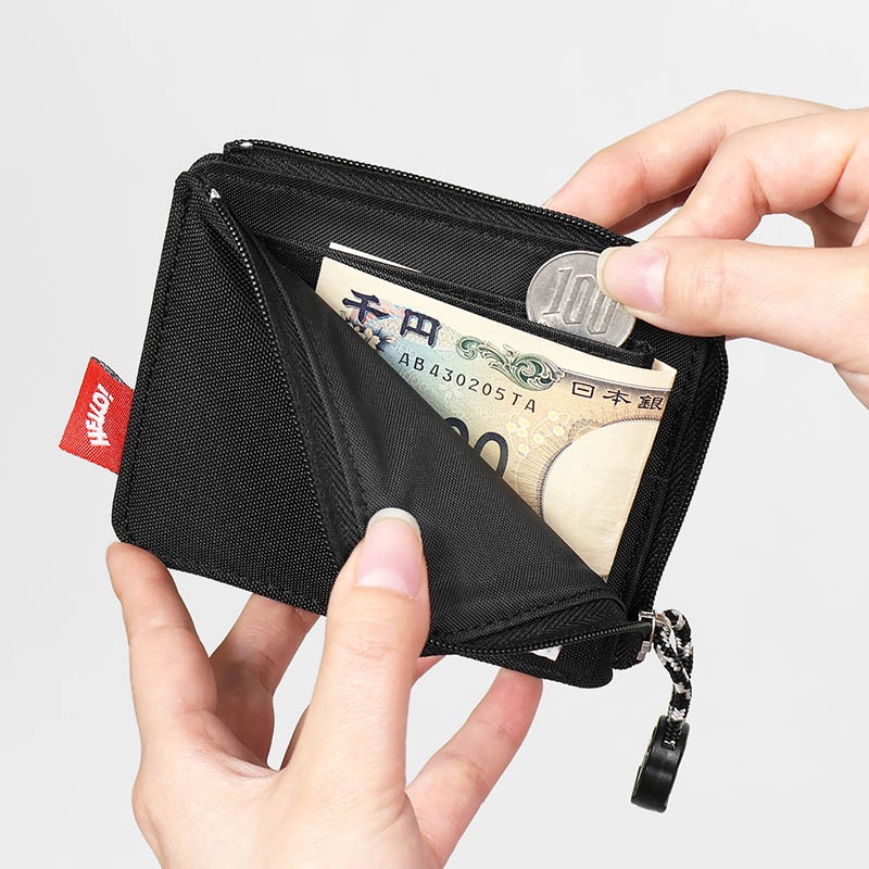 チャムス CHUMS ミニ財布 リサイクル エル シェイプト ジップウォレット Recycle L-Shaped Zip Wallet L字型 財布 コインケース メンズ レディース ロゴ 軽量 各色 CH60-3996 | ブランド [正規取扱店]