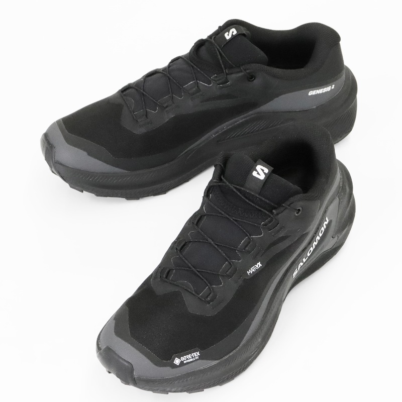 サロモン SALOMON スニーカー メンズ ジェネシス ゴアテックス GENESIS 2 GTX トレイルランニングシューズ ジョギング トレラン ランニング アウトドア 靴 GORE-TEX 防水 2026年秋冬 新作 ブラック L49300300 | ブランド [正規取扱店]