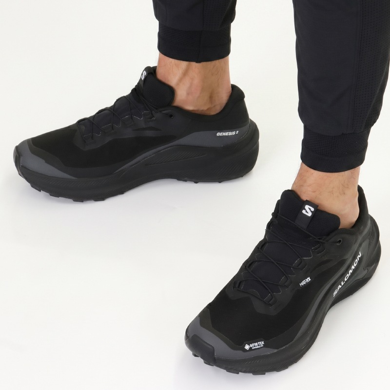 サロモン SALOMON スニーカー メンズ ジェネシス ゴアテックス GENESIS 2 GTX トレイルランニングシューズ ジョギング トレラン ランニング アウトドア 靴 GORE-TEX 防水 2026年秋冬 新作 ブラック L49300300 | ブランド [正規取扱店]