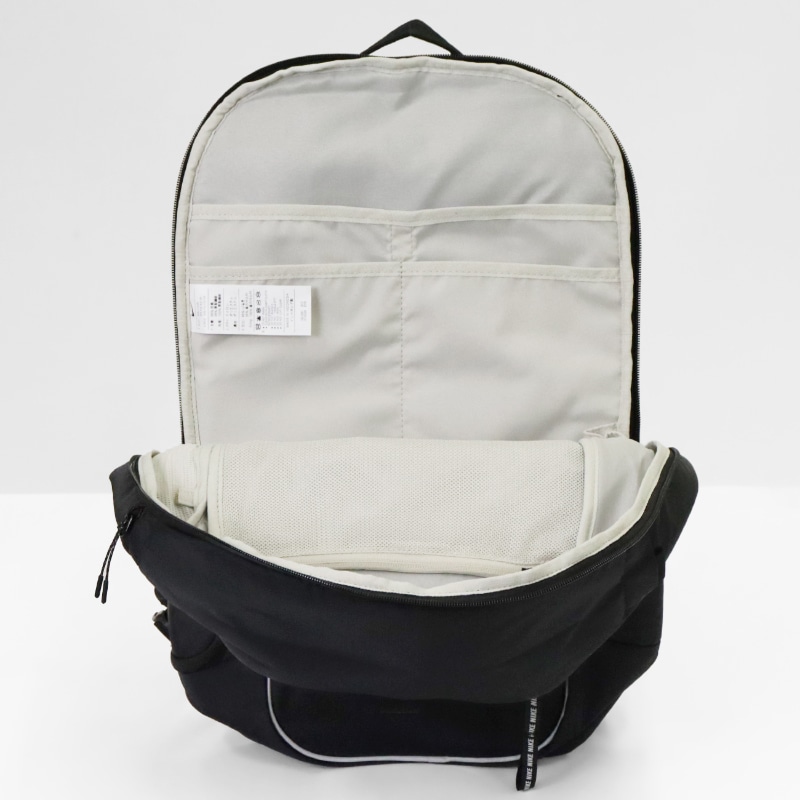 ナイキ NIKE バックパック コミュート COMMUTE メンズ レディース リュック 25L ミニポーチ付き 通勤 通学 スクールバッグ スクバ アウトドア リフレクター 軽量 ロゴ 2026年秋 新作 ブラック IQ1281-010 | ブランド [正規取扱店]