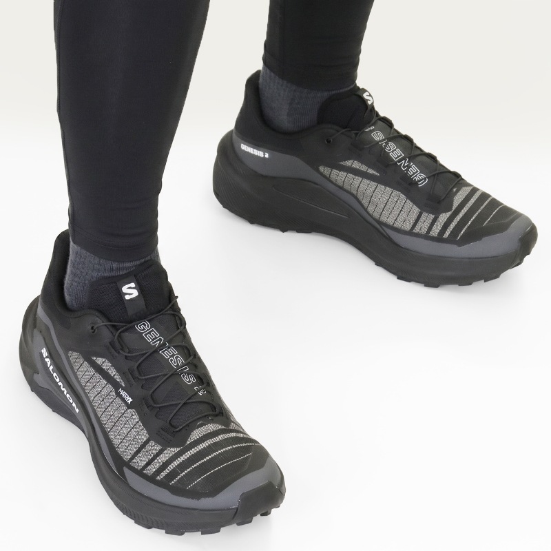 サロモン SALOMON スニーカー メンズ ジェネシス GENESIS 2 トレイルランニングシューズ ジョギング トレラン ランニング アウトドア 靴 2026年秋冬 新作 ブラック L49299800 | ブランド [正規取扱店]