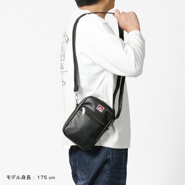 ベンデイビス BEN DAVIS ショルダーバッグ PU LEATHER SHOULDER 斜め