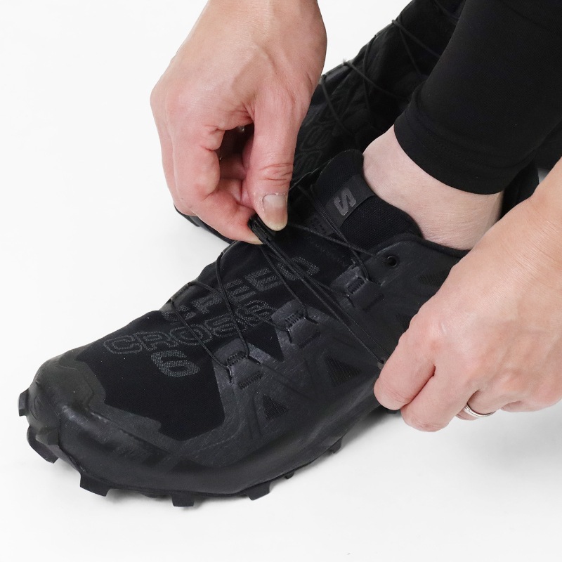 サロモン SALOMON スニーカー メンズ スピードクロス ワイド SPEEDCROSS 6 WIDE トレイルランニングシューズ ブラック ファントム 靴 2026SS L41744000 | ブランド [正規取扱店]