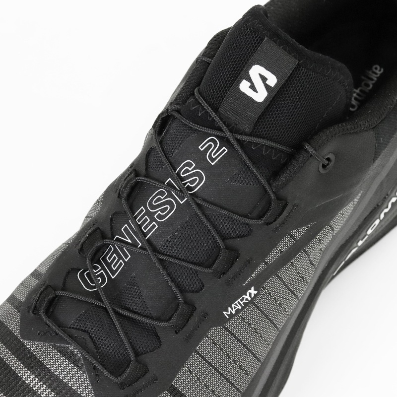 サロモン SALOMON スニーカー メンズ レディース ジェネシス ワイド GENESIS 2 WIDE トレイルランニングシューズ ジョギング トレラン ランニング アウトドア 靴 2026年秋冬 新作 ブラック L45388500 | ブランド [正規取扱店]